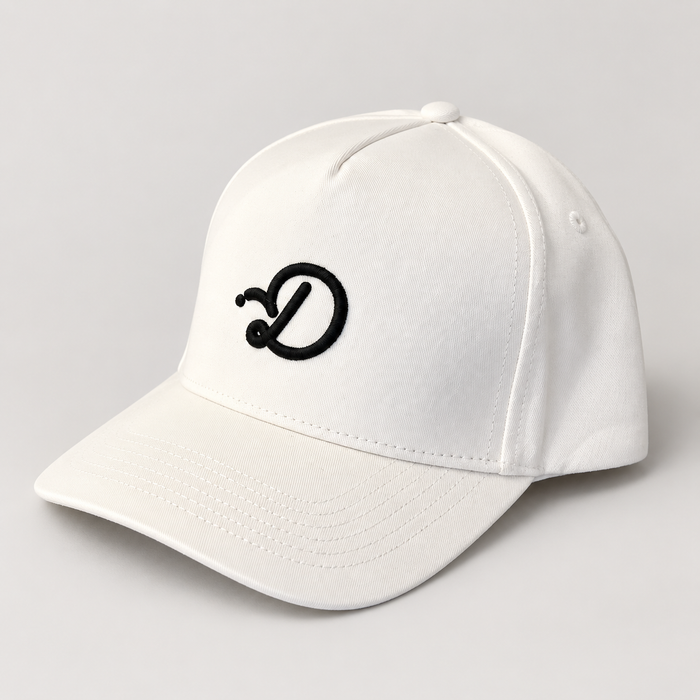 Duffed Chalk D — View 01 Cap — White product
