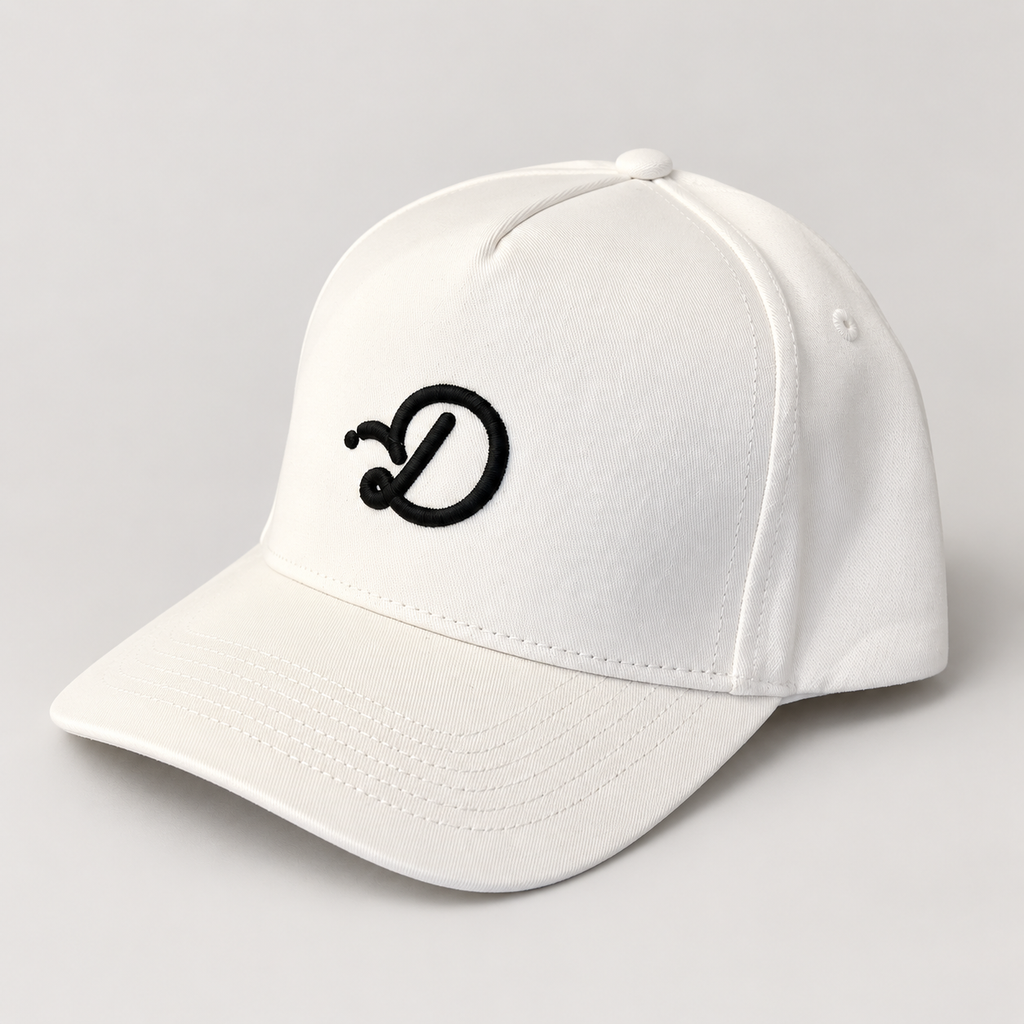 Duffed Chalk D — View 01 Cap — White product