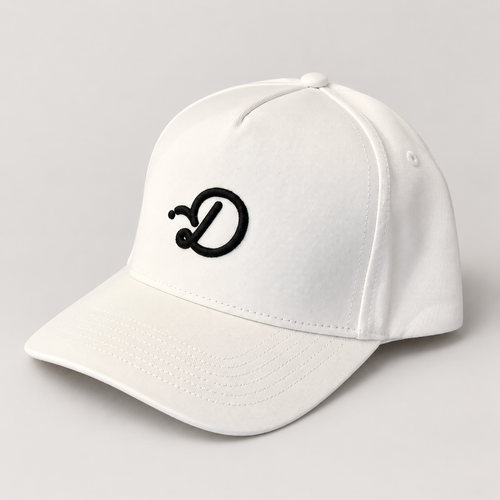 Duffed Chalk D — View 01 Cap — White product