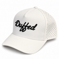 Duffed Chalk Script Performance Cap — studio product photograph