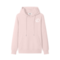 Duffed Classic Unisex Cotton Hoodie — Light Pink — front product view