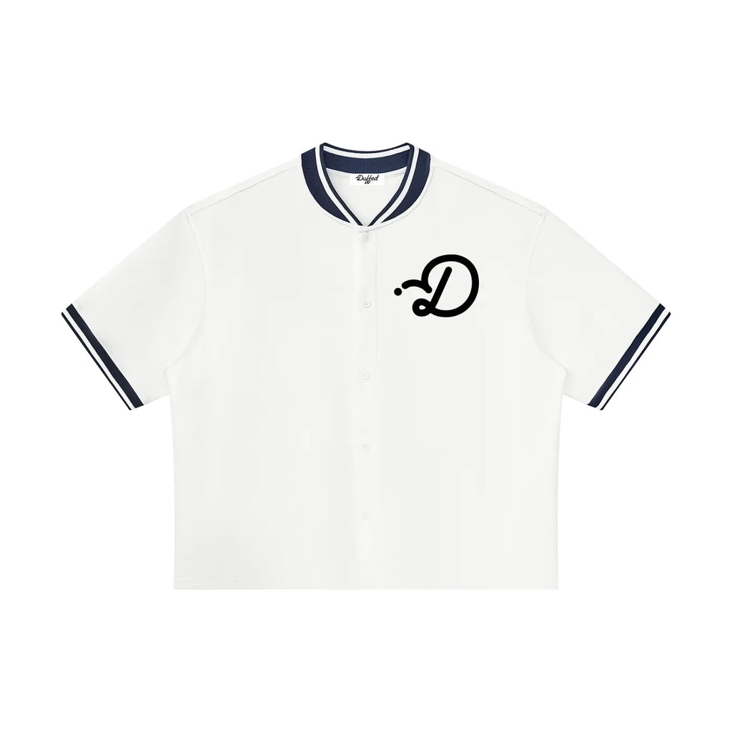 Duffed Clubhouse Baseball Jersey — front product view