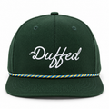 Duffed Fairway Script Rope Cap — front product view