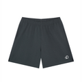 Duffed Loose Fit Elastic Waist Shorts — Dark Gray — front product view