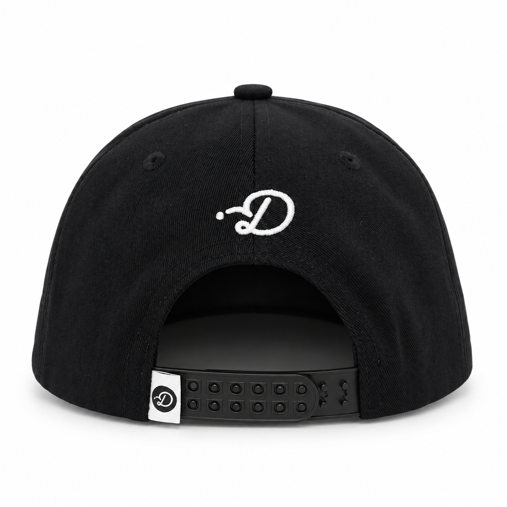 Duffed Midnight Script Rope Cap — secondary product view