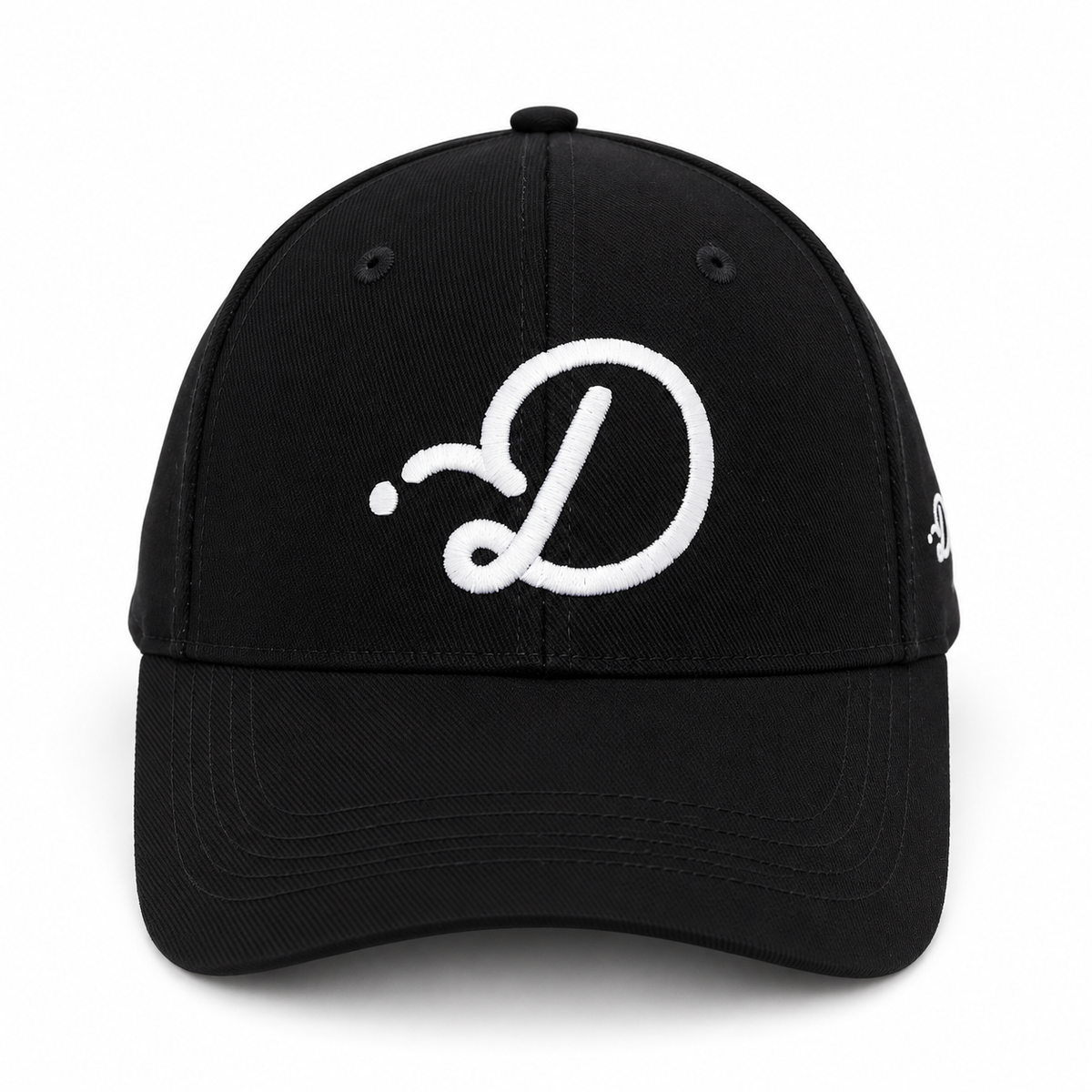 Duffed Obsidian D Cap — front product view