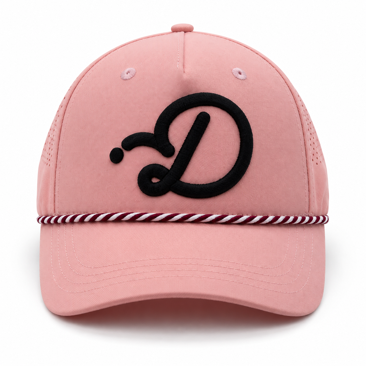 Duffed Rose D Rope Cap — front product view